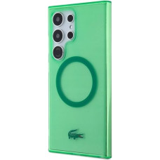 Lacoste LCHMS24LULON S24 Ultra S928 zielony hardcase Transparent MagSafe