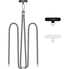 Tech-Protect TECH-PROTECT C7S ROPE CROSSBODY STRAP CRAYON GREY/SILVER