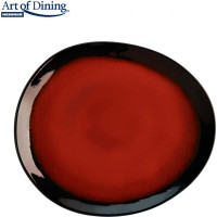 Ceramic oval plate set 4pcs 21cm VULCANO HR-LH-VFO214 HEINNER