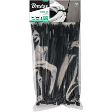 Bradas OPASKA PLASTIK CZARNA  3,6x370/100szt...