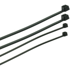 Plast-Rol PLASTROL OPASKA PLASTIKOWA CZARNA  4,8 x 350mm 100szt.