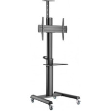 Gembird Floor stand TV Aluminum with wheels 37-70' inch Black