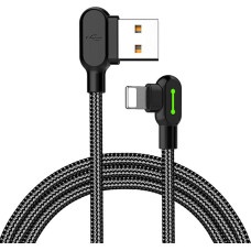 Mcdodo USB to Lightning cable, Mcdodo CA-4673, angled, 1.8m (black)