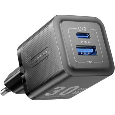 Vention MOBILE CHARGER WALL 30W USB-C/2P BLACK FEQB0-EU VENTION