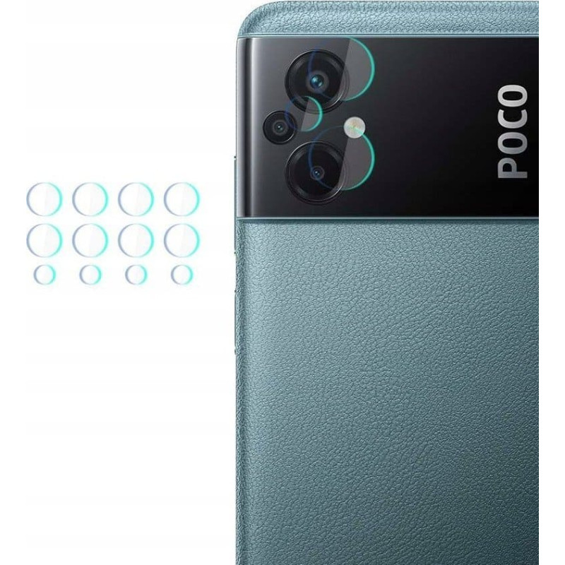 3MK Hybrid glass for camera lens 3MK Lens Protect Xiaomi Poco M5 [4 PACK]