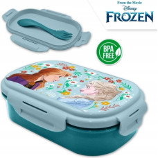 Kids Euroswan Śniadani&oacute;wka + sztućce, 21x14x6cm Kraina Lodu Frozen FR50014 Kids Euroswan