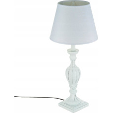 Atmosphera Lampa stołowa PATINE BLANC z abażurem, 55 cm