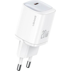 Usams Ładowarka Usams USAMS Ład. siec. CC248 20W GaN USB-C Fast Charging HC Series biały/white CC248TC02