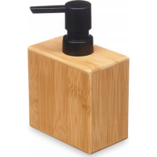 Berilo Dozownik do mydła Berilo Dozownik do mydła w płynie, kwadratowy, z bambusa, 5,8 x 9,7 x 15 cm
