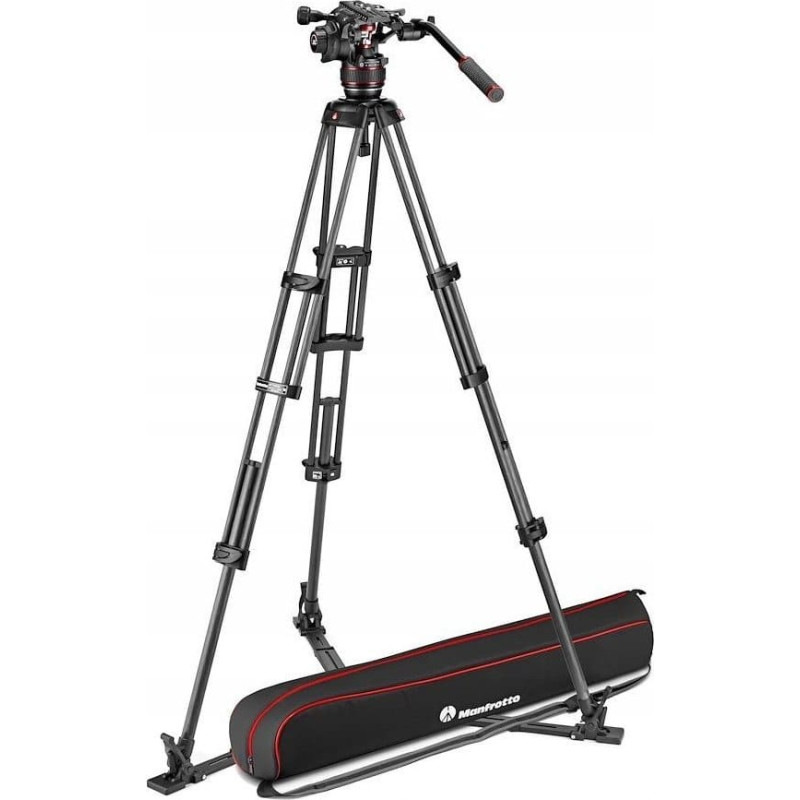 Manfrotto Statyw Manfrotto Zestaw Twin Carbon z głowicą 608- dolna rozp