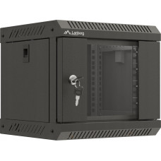 Lanberg SZAFA INSTALACYJNA RACK WISZĄCA 19" 4U 600X450 SZARA DRZWI PERFOROWANE LANBERG (FLAT PACK)