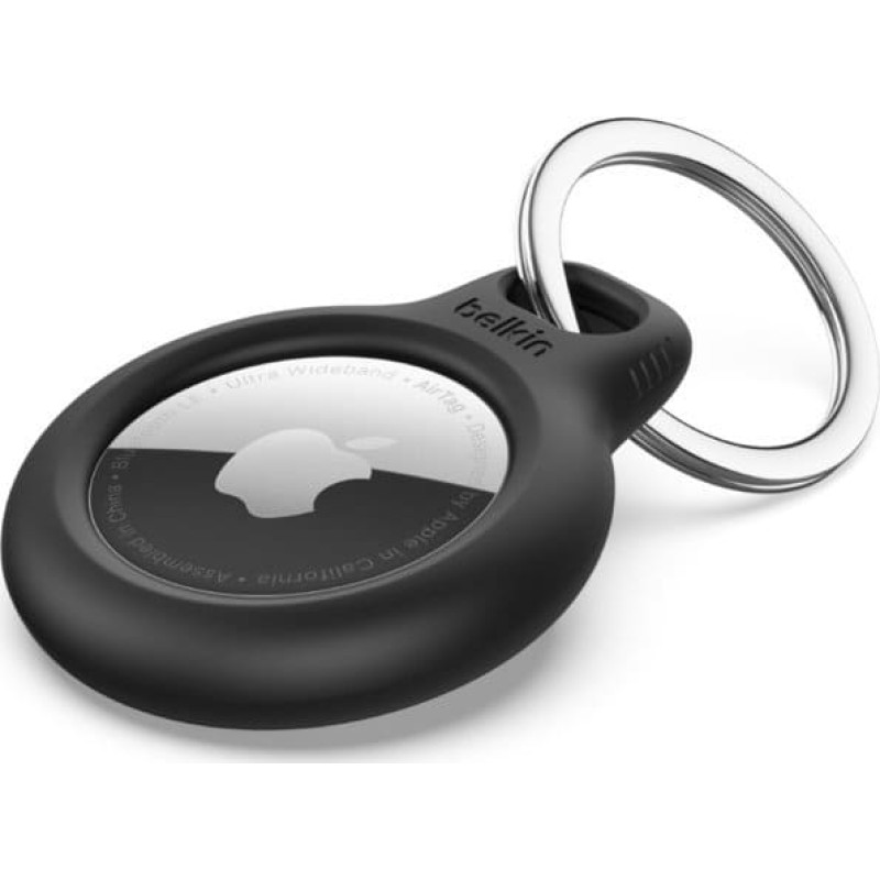 Belkin 1x4 Belkin Key Ring for Apple AirTag, black MSC001btBK