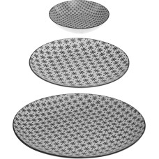 Secret De Gourmet Serwis obiadowy na 6 osób BOHEMIA z porcelany, wzór kwiatowy