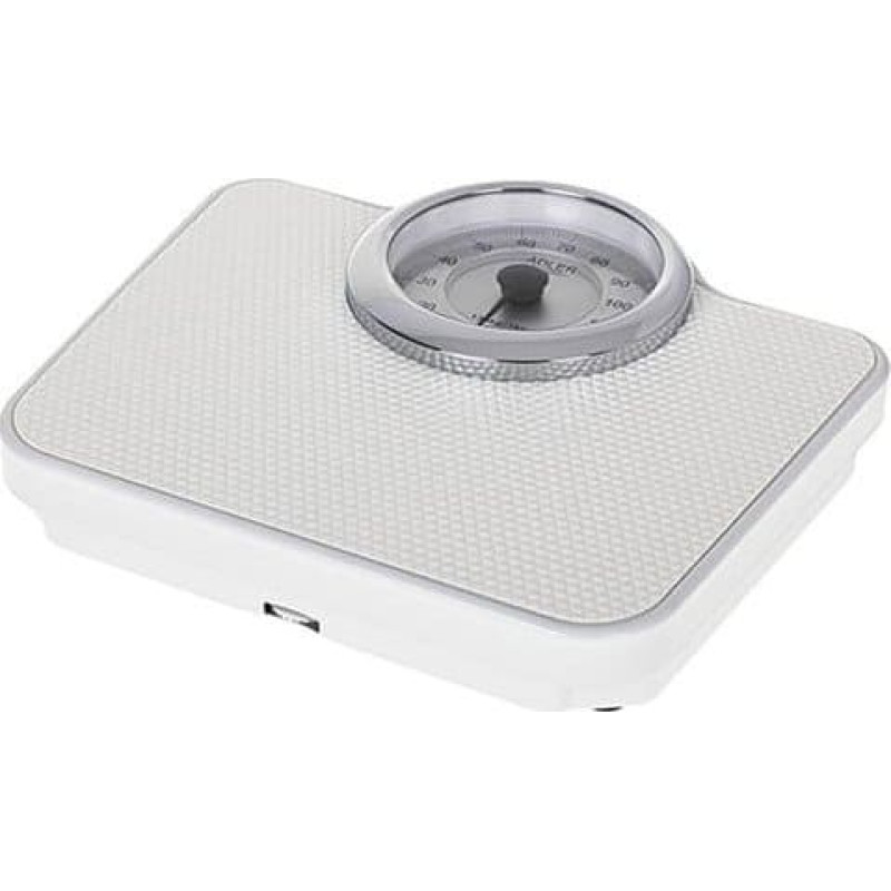 Adler | Mechanical Bathroom Scale | AD 8180 | Maximum weight (capacity) 136 kg | Accuracy 1000 g | White