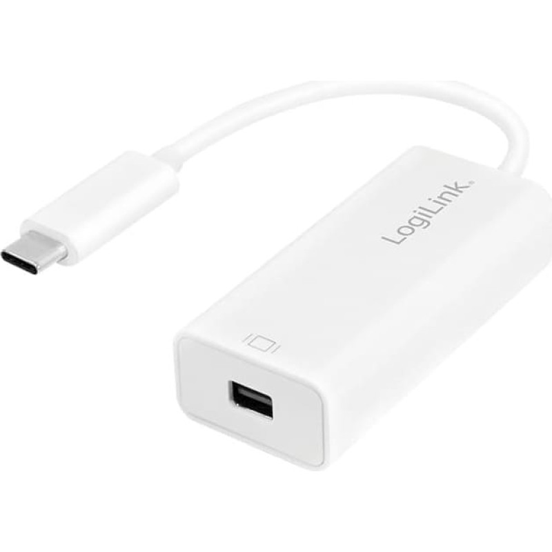 Logilink Adapter USB LogiLink UA0360 USB-C - DisplayPort Mini Biały  (UA0360)