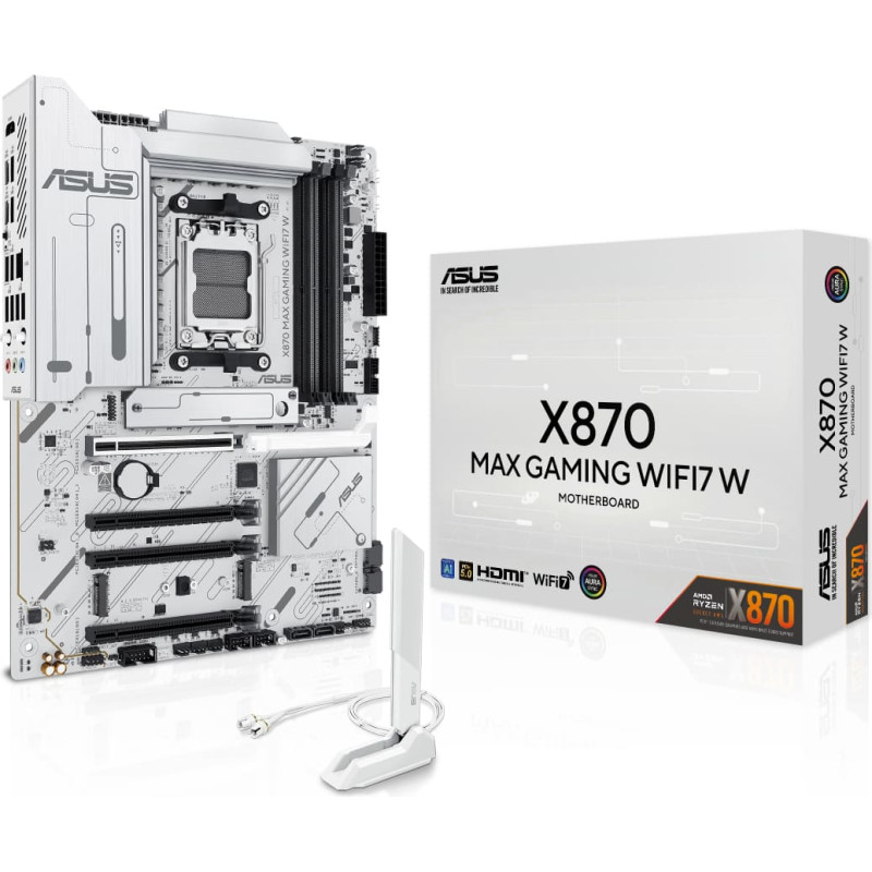 Asus X870 MAX GAMING WIFI7 W (white) - Socket AM5