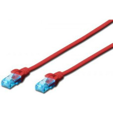 Digitus Patch cord U/UTP cat.5e PVC 1m red (DK-1512-010/R)