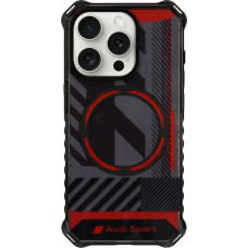 Audi Audi IML Sport MagSafe Case iPhone 15 Pro Max 6.7" czarny/black hardcase AU-IMLMIP15PM-RSQ/D2-BK