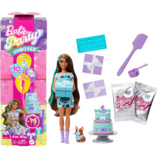 Mattel Barbie Barbie Party Unboxed Pet Birthday Series - Blue Dress, Doll