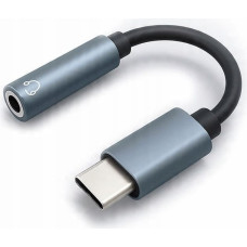 Qoltec Adapter USB-C | Jack 3.5mm | 10 cm