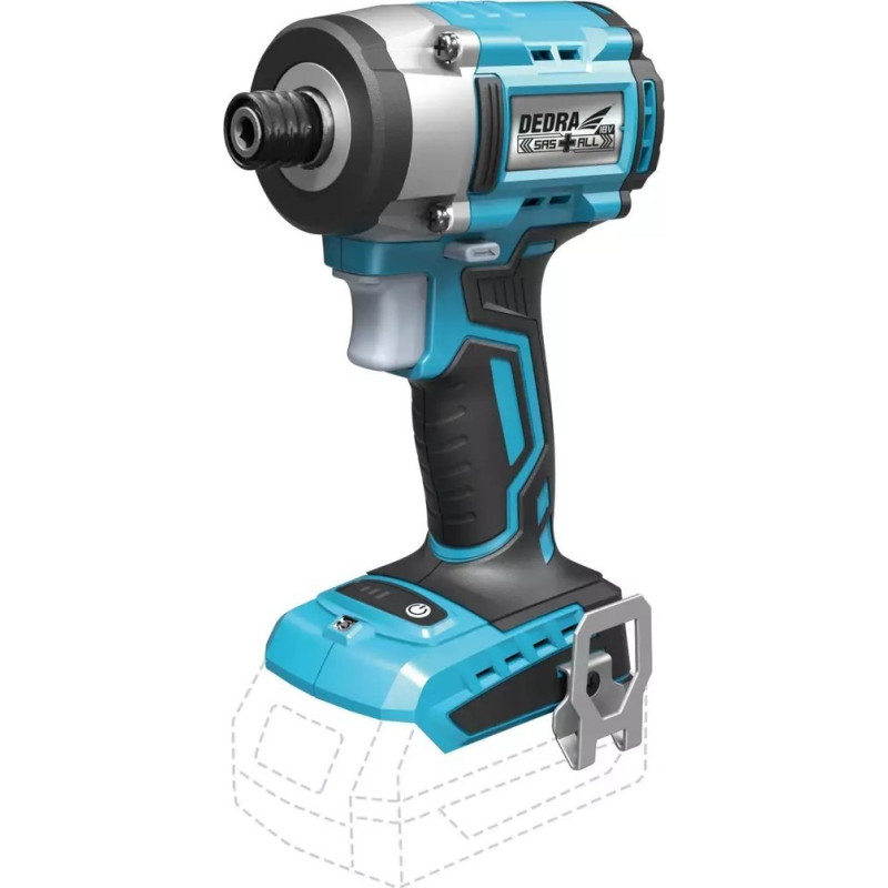 Dedra Zakrętarka bezszczotkowa kompaktowa 220Nm, aku 18V