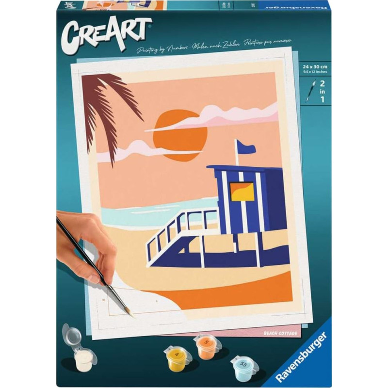 Ravensburger CreArt Beach - Cottage, Painting