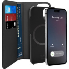 Puro PURO Wallet Detachable MagSafe - Etui 2w1 iPhone 14 Plus (black)