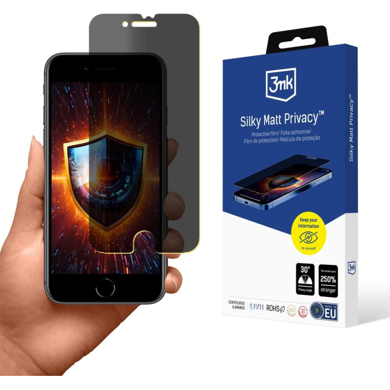 3MK Silky Matt Privacy pro Apple iPhone 8