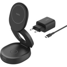 Belkin Boost Charge adjustable mag.2-in-1 Ch.Qi2 bl. WIZ035kqBK
