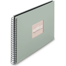 Hama Fine Art  Spiral Salbei 36x32 50 schwarze Seiten    9871