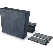 Prosperplast Doniczka URBI CASE TOWER BETON EFFECT - antracytowy