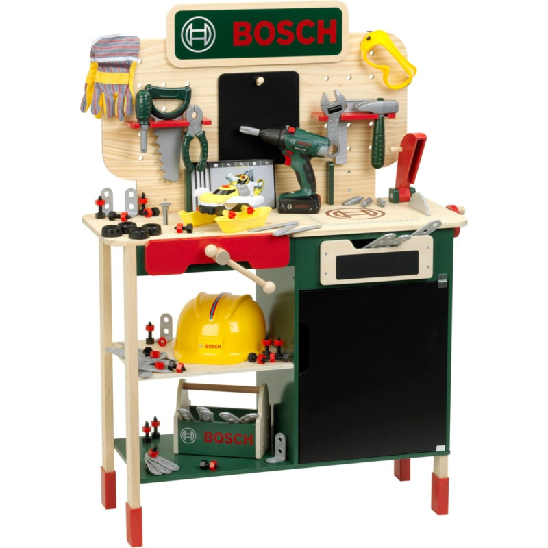 Theo Klein Bosch wooden workbench (MDF), children's tools