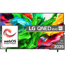 LG TV Set|LG|86"|4K/Smart|3840x2160|Wireless LAN|Bluetooth|webOS|Black|86QNED85A3C