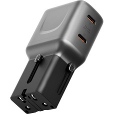 Dbramante1928 Wall charger Energea TravelGo Adapter 45 2xUSB-C 45W graphite-black