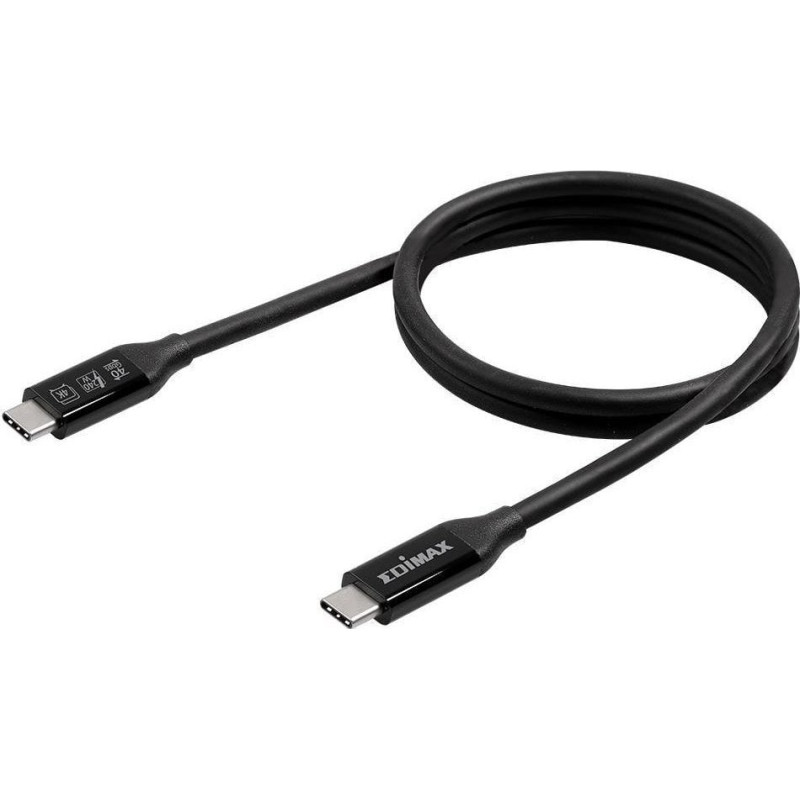 Edimax USB cable EdiMax USB-C - USB-C 1 m Black (UC4-010TB V2)