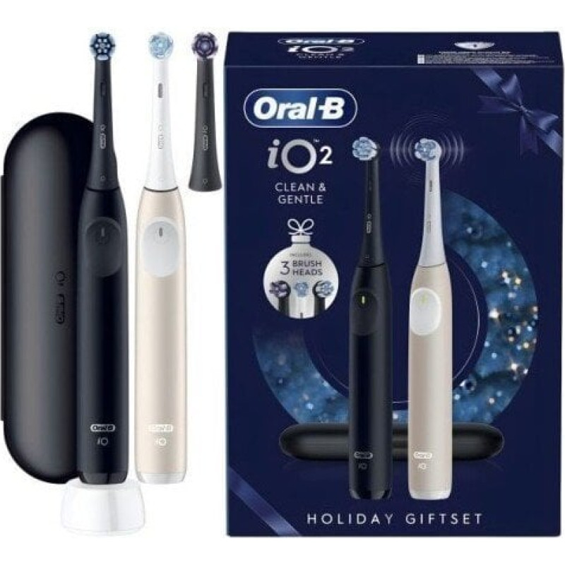 Braun Zestaw szczoteczek do zębow Oral-B IO2 Duo Xmas