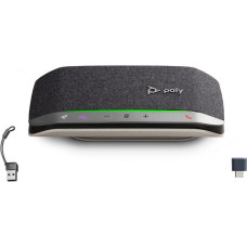Poly Sync 20+M - Smarte Freisprecheinrichtung - Bluetooth - kabelgebunden, kabellos - USB-A, USB-C - Schwarz - Zertifiziert fur Microsoft Teams