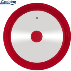 Glass lid with adjustable silicone edge 28/30/32cm HR-AER-28D32, COOKING BY HEINNER