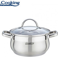 Pot stainless steel with teflon coating 3.6L 20x11.5cm HR-MSF-036 HEINNER