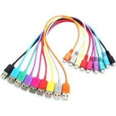 4World Kabel USB 4World USB-A - microUSB 1 m Pomarańczowy (07953OEM)
