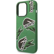 Defaultbrand Lacoste LCHCP14LSON iPhone 14 Pro 6,1" zielony/green hardcase Silicone Allover Pattern