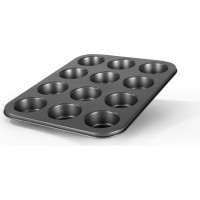 Muffin baking tray carbon steel with non-stick coating 12 pcs VN-E-C265, VANORA