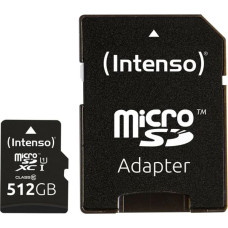 Intenso MEMORY MICRO SDXC 512GB UHS-I/W/ADAPTER 3423493 INTENSO