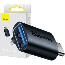 Baseus Ingenuity USB-C to USB-A adapter OTG (blue)