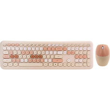 Mofii Wireless keyboard + mouse set MOFII 666 2.4G (beige)