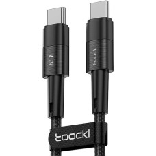 Toocki Cable USB-C to USB-C Toocki TXCTT2-YS03, 1m, FC 60W (black)