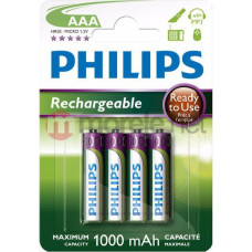 Philips Rechargeables Baterija R03B4RTU10/10