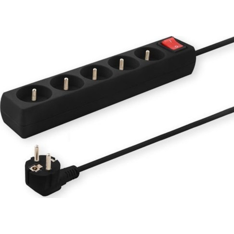 Savio Power strip Savio overvoltage 5 sockets 1.5 m black (LZ-01)