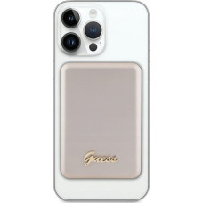 Guess Powerbank Guess Guess Powerbank indukcyjny 5W GUPBM3ALGSGD 3000mAh złoty/gold MagSafe Metal Script Logo