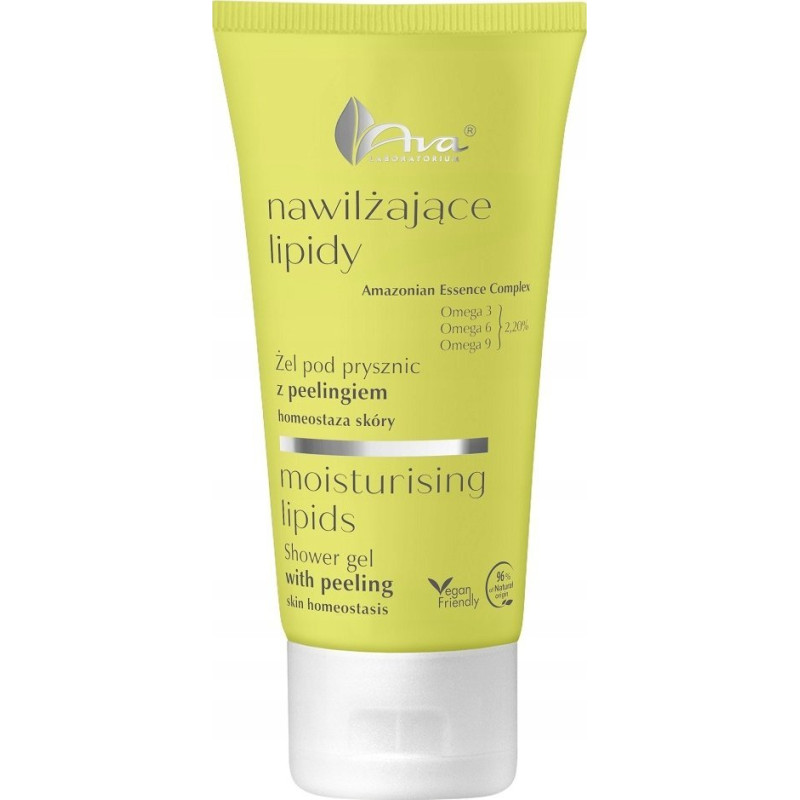 AVA AVA LABORATORIUM_Nawilżające Lipidy żel pod prysznic z peelingiem 150ml